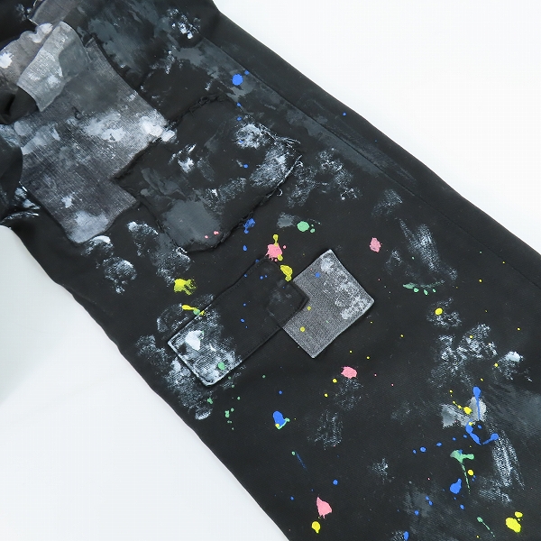 実際に弊社で買取させて頂いたglamb/グラム Unplugged Atelier Denim/アンプラグドアトリエ デニムパンツ パッチワーク/ペンキ加工 GB0124/P03/Lの画像 6枚目