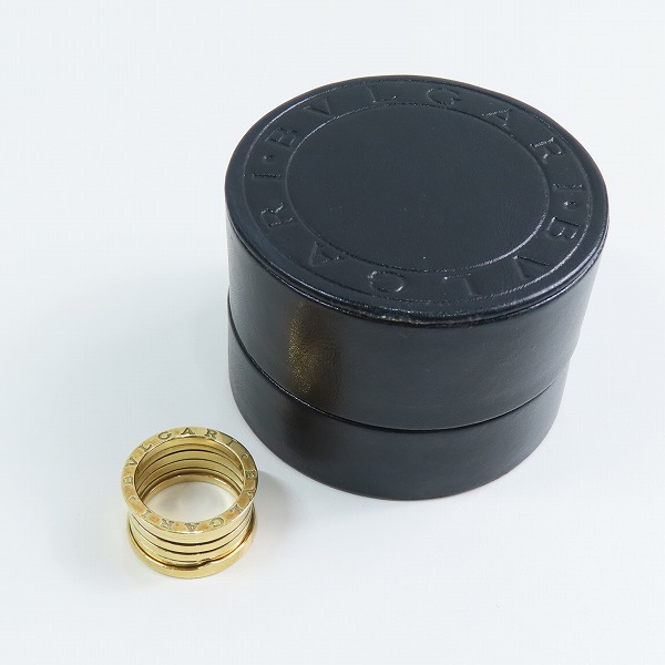 実際に弊社で買取させて頂いたBVLGARI/ブルガリ K18YG B-ZERO1/ビーゼロワン 4バンド リング/指輪 57/16号の画像 9枚目