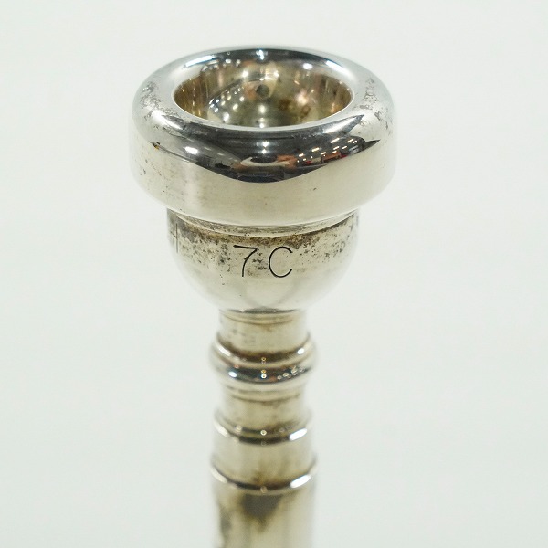 実際に弊社で買取させて頂いたVINCENT BACH/ヴィンセントバック 7C シルバー トランペット用 マウスピースの画像 4枚目