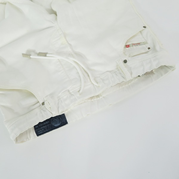 実際に弊社で買取させて頂いたDIESEL/ディーゼル Jogg Jeans/ジョグ ジーンズ スウェットデニムパンツ ホワイト KROOLEY-NE/30の画像 5枚目
