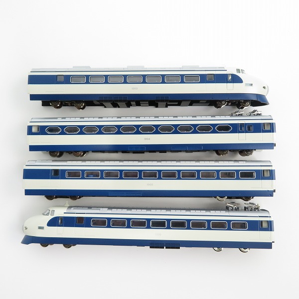 実際に弊社で買取させて頂いたMICRO ACE/マイクロエース Nゲージ A-1155 新幹線 1000形 B編成 4両セット/鉄道模型【動作未確認】の画像 4枚目