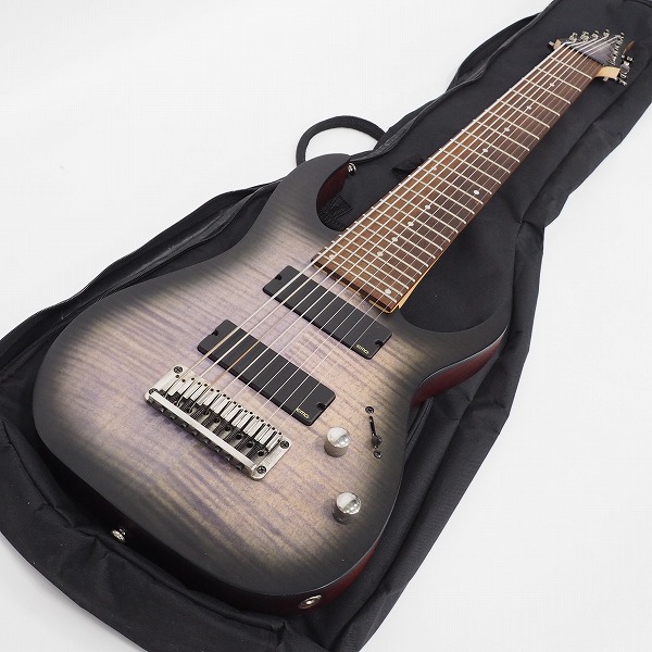 実際に弊社で買取させて頂いた★【難有り】Ibanez/アイバニーズ Iron Label RGIR9FME-FDF アクティブ9弦エレキギター メタルシリーズ ソフトケース付
