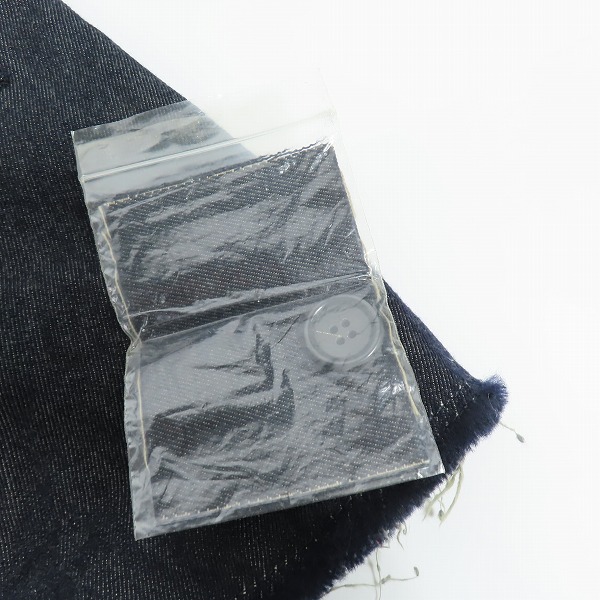 実際に弊社で買取させて頂いたJUNYA WATANABE COMME des GARCONS/コムデギャルソン AD2004 デニム Pコート ジャケット JN-C010の画像 7枚目