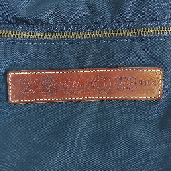 実際に弊社で買取させて頂いたFelisi/フェリージ ショルダーバッグ ナイロン×レザー 9362の画像 5枚目