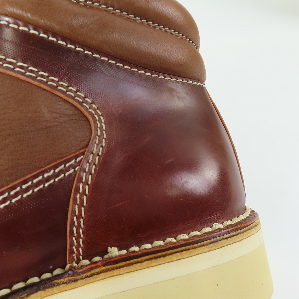 実際に弊社で買取させて頂いたTHE FLAT HEAD/フラットヘッド レザー ワーク ブーツ SKB-05/25の画像 6枚目
