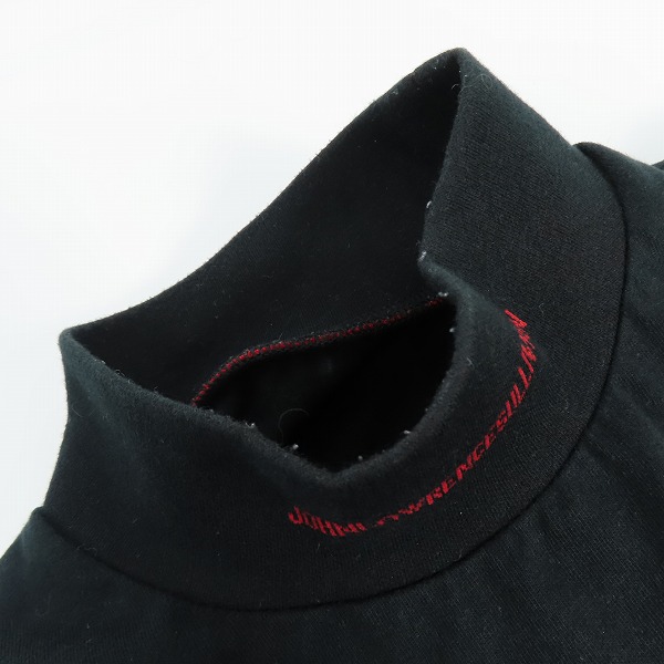 実際に弊社で買取させて頂いた【難有り】JOHN LAWRENCE SULLIVAN/ジョンローレンスサリバン Logo Jacquard Hi Neck/ロゴジャガードハイネック JLS-05-04/Sの画像 5枚目