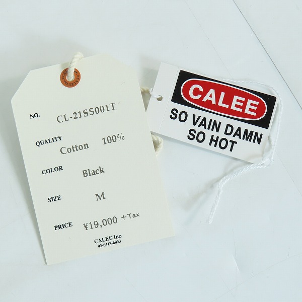 実際に弊社で買取させて頂いたCALEE/キャリー 東京タワー 総柄コットンシャツ CL-21SS001T/Mの画像 6枚目