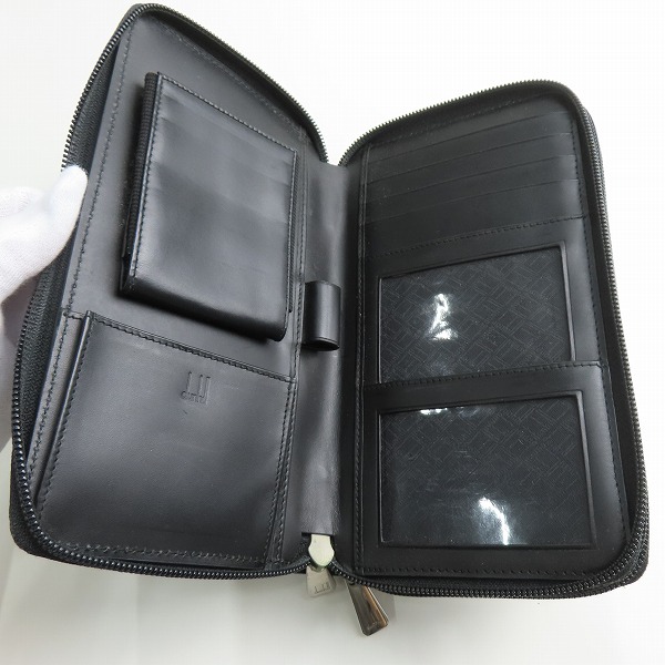 実際に弊社で買取させて頂いたdunhill/ダンヒル ダブルジップオーガナイザー セカンドバッグの画像 3枚目