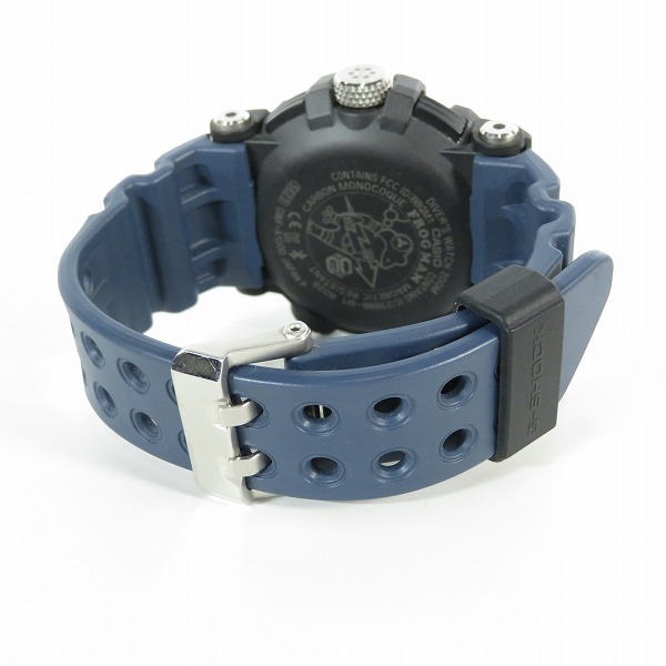 実際に弊社で買取させて頂いたG-SHOCK/Gショック MASTER OF G FROGMAN/フロッグマン Bluetooth 電波ソーラー GWF-A1000-1A2JFの画像 2枚目