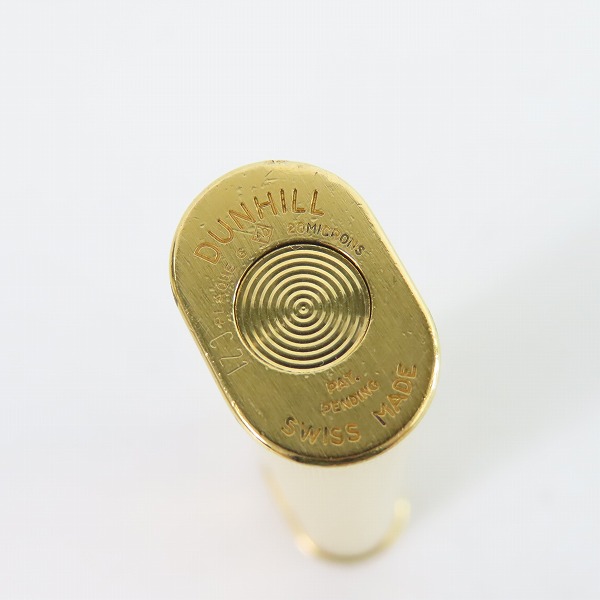 実際に弊社で買取させて頂いたdunhill/ダンヒル サイドローラー ガスライター ゴールドの画像 3枚目