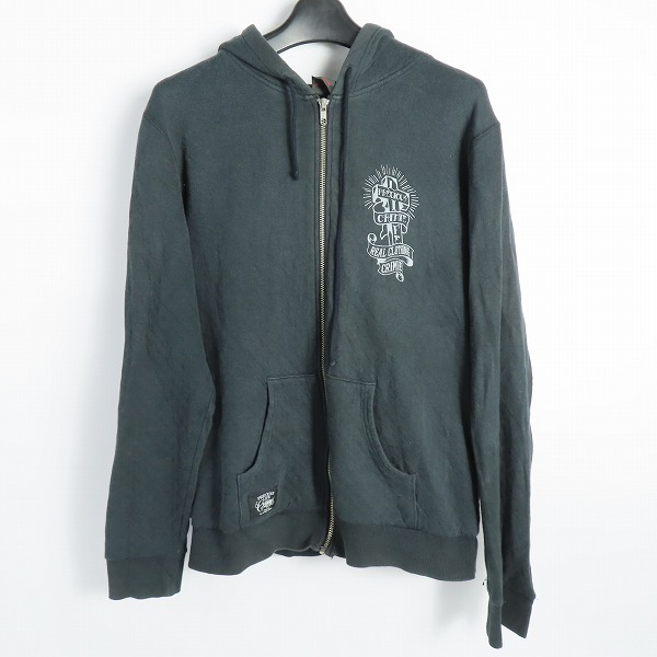 実際に弊社で買取させて頂いたCRIMIE/クライミー ジップアップパーカー ブラック/M