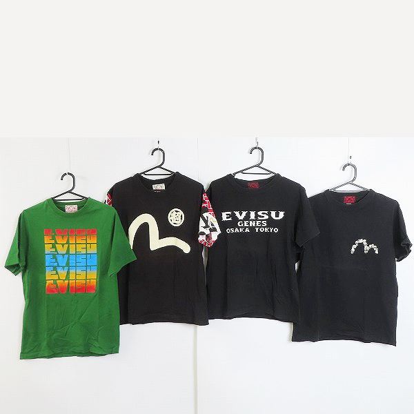 実際に弊社で買取させて頂いたEVISU/エヴィス 半袖 Tシャツ 4点セット