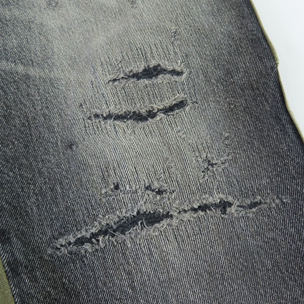 実際に弊社で買取させて頂いたMIHARAYASUHIRO/ミハラヤスヒロ 素材切替ドッキングカーゴパンツ A04PT021/48の画像 7枚目