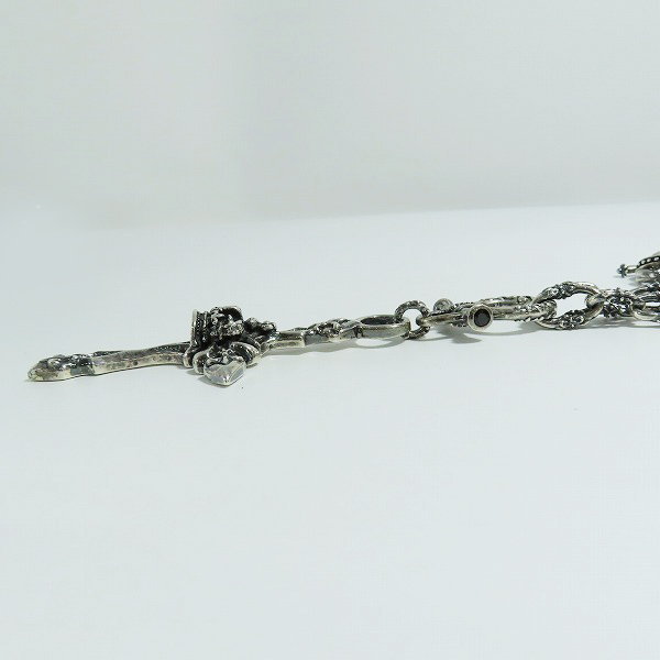 実際に弊社で買取させて頂いたROYAL ORDER/ロイヤルオーダー ラージクロスw/クラウンペンダントトップ  ネックレスチェーン Tバーの画像 4枚目