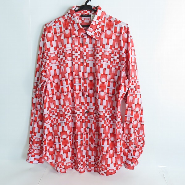 実際に弊社で買取させて頂いたGIANNI VERSACE/ジャンニヴェルサーチ 総柄長袖シャツ/XL