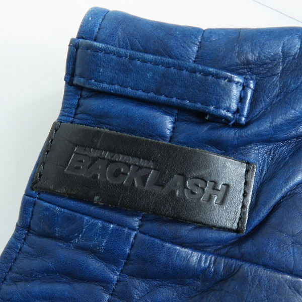 実際に弊社で買取させて頂いたISAMUKATAYAMA BACKLASH/バックラッシュ ウエストゴム レザーパンツの画像 3枚目