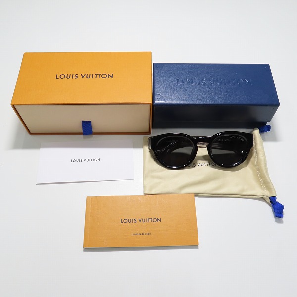 実際に弊社で買取させて頂いた LOUIS VUITTON/ルイヴィトン 24SS LV レガシー･ラウンド サングラス/アイウェア Z2059Eの画像 9枚目