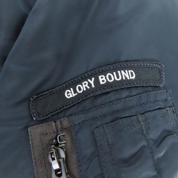 実際に弊社で買取させて頂いたCOOTIE/クーティー GLORY BOUND MA-1 フライト ジャケット/ブルゾン/Lの画像 3枚目