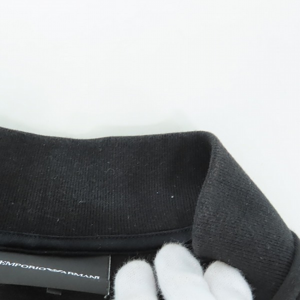 実際に弊社で買取させて頂いたEMPORIO ARMANI/エンポリオアルマーニ ジップアップ スウェット ジャケット 6L1MM3 1JUWZ/XLの画像 7枚目