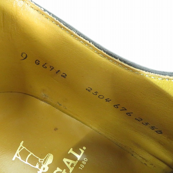 実際に弊社で買取させて頂いたREGAL/リーガル プレーントゥ レザーシューズ/ビジネスシューズ 2504/25.5の画像 5枚目