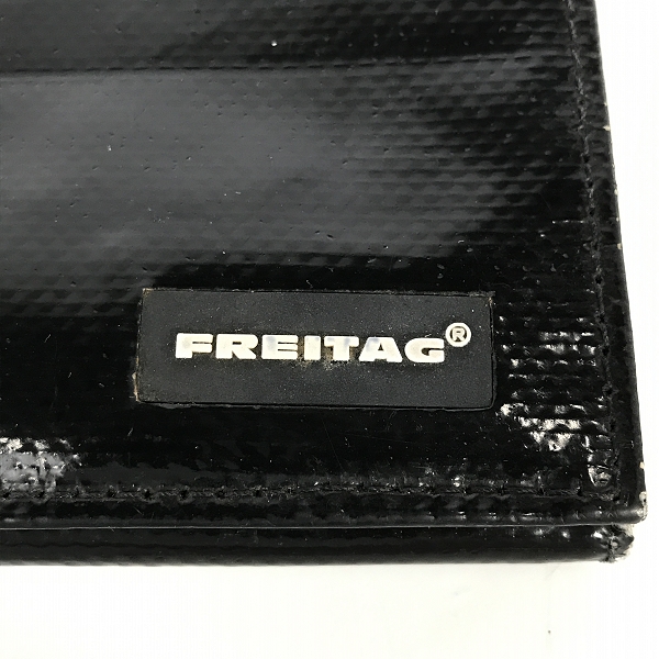 実際に弊社で買取させて頂いたFREITAG/フライターグ F555 CAROLINE/キャロライン 二つ折り長財布 ブラックの画像 3枚目