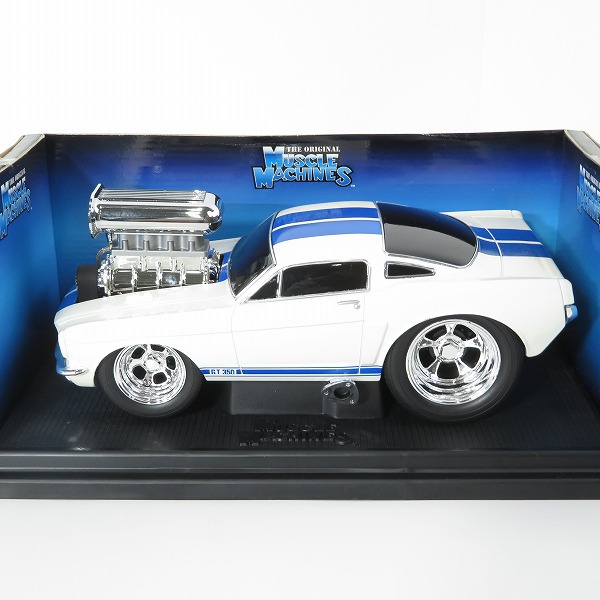 実際に弊社で買取させて頂いたFUNLINE/ファンライン MUSCLE MACHINES/マッスルマシーンズ 1/18 ’66 MUSTANG/フォード マスタング ミニカーの画像 1枚目