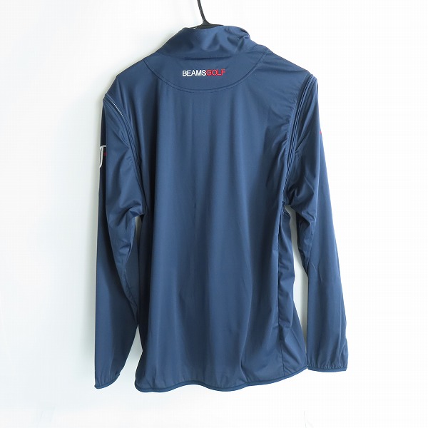実際に弊社で買取させて頂いた【未使用】BEAMS GOLF/ビームスゴルフ スターフラッグロゴ ツアー エアシャットブルゾン 82-18-0223-444-79-20/Lの画像 1枚目