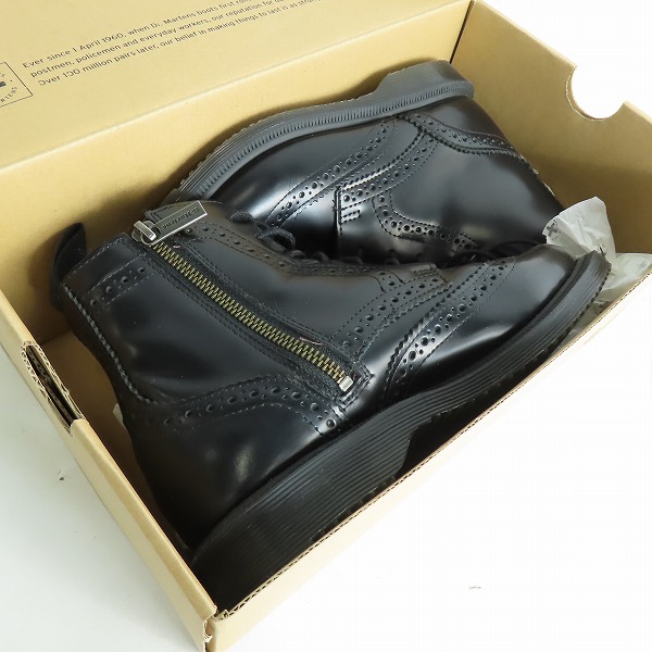 実際に弊社で買取させて頂いたDr.Martens/ドクターマーチン DELPHINE/デルフィーヌ 6ホール レディース レースアップブーツ/UK4の画像 8枚目