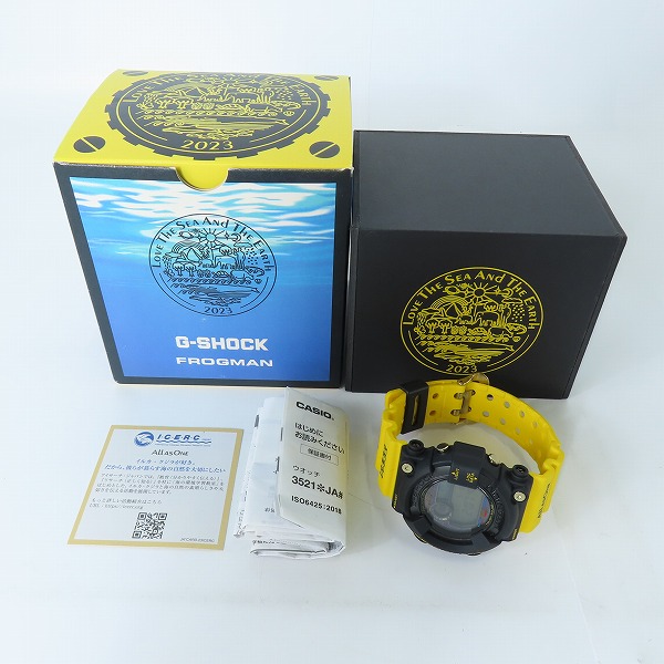 実際に弊社で買取させて頂いたG-SHOCK/Gショック FROGMAN フロッグマン MASTER OF G-SEA GW-8200K-9JRの画像 7枚目