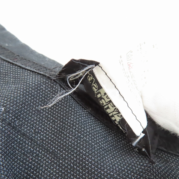 実際に弊社で買取させて頂いたmastermind JAPAN/マスターマインド バックスカル/袖ロゴ ボーダー柄半袖Tシャツ MD2-TS76-C/Lの画像 6枚目