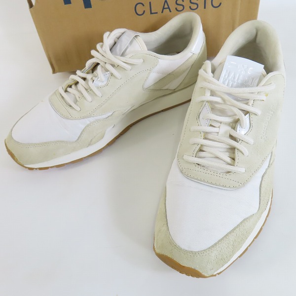 実際に弊社で買取させて頂いたReebok×MAISON KITSUNE/リーボック×メゾンキツネ スエード スニーカー V69742/28