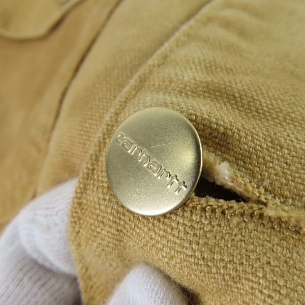 実際に弊社で買取させて頂いたCarhartt/カーハート WIP OG CHORE CHROMO COAT カバーオールジャケット Dusty H Brown I031390/Lの画像 8枚目