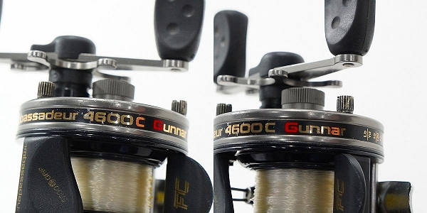 実際に弊社で買取させて頂いたAbuGarcia/アブガルシア ambassador 4600C Gunnar アンバサダー 右ハンドル ベイトリールの画像 6枚目