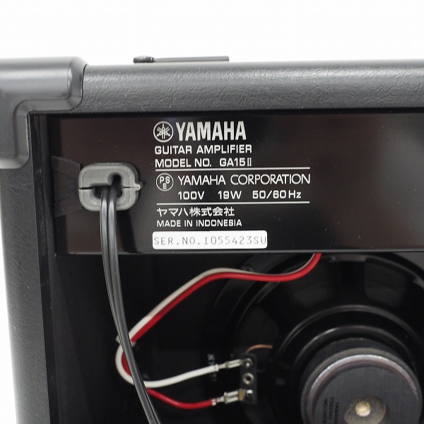 実際に弊社で買取させて頂いたYAMAHA/ヤマハ GA15II ギターアンプ コンボアンプ【動作確認済】の画像 5枚目