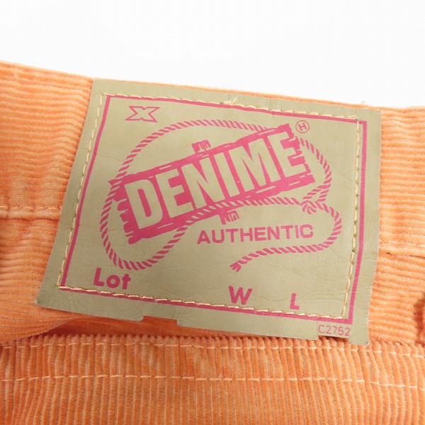 実際に弊社で買取させて頂いたDENIME/ドゥニーム  コーデュロイパンツ/30の画像 2枚目