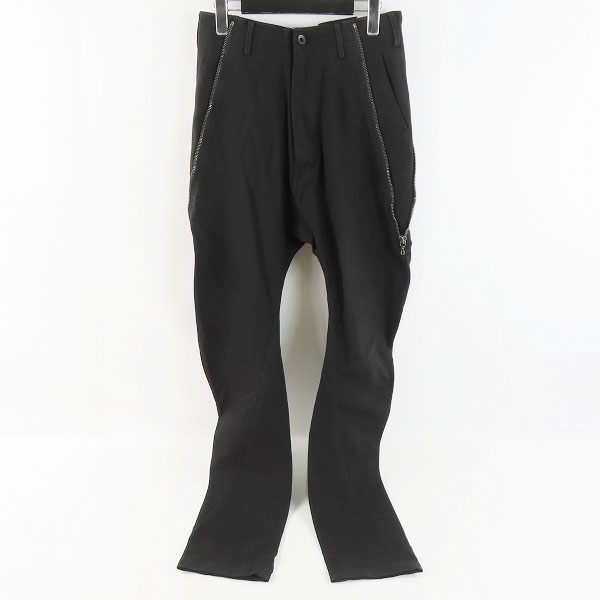 実際に弊社で買取させて頂いたJULIUS/ユリウス 17SS MOLESKIN TWISTED FLIGHT PANTS/モールスキン ツイスト フライト ジップ パンツ 567PAM1/1
