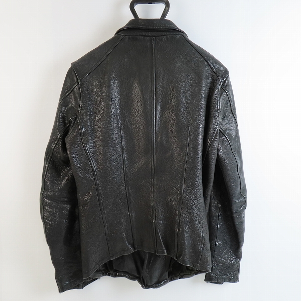 実際に弊社で買取させて頂いたBUFFALO BOBS/バッファローボブス ダブルライダースジャケット MRN6106/2の画像 1枚目