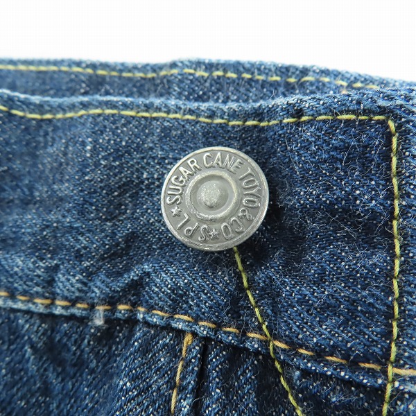 実際に弊社で買取させて頂いたSUGAR CANE/シュガーケン 東洋エンタープライズ Lot 2009 ジーンズ デニムパンツ 赤耳 SC42009 W32L34の画像 6枚目