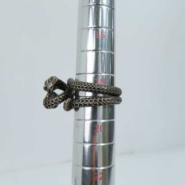 実際に弊社で買取させて頂いたGUCCI/グッチ ガーデンスネークリング 19号の画像 8枚目