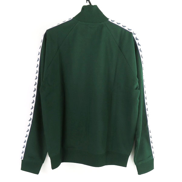 実際に弊社で買取させて頂いた【未使用】FRED PERRY/フレッドペリー TAPED TRACK JACKET/トラックジャケット グリーン J6231 Mの画像 1枚目