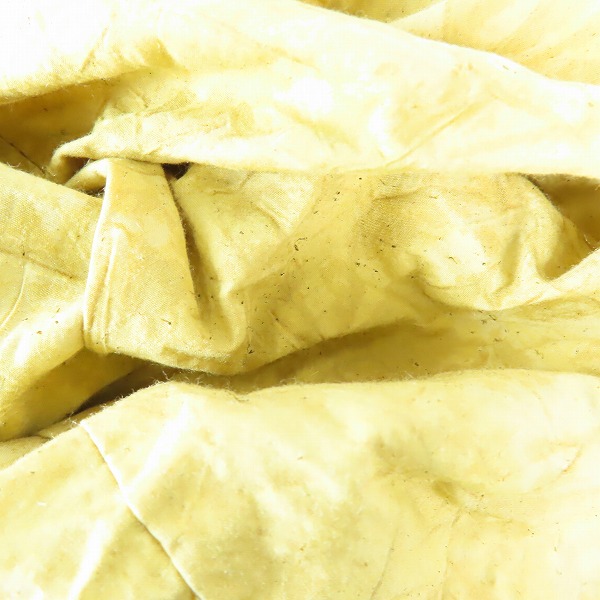 実際に弊社で買取させて頂いたISAMU KATAYAMA BACKLASH/バックラッシュ NIGHT RIDE ジャパンカーフ白鞣し製品染め フードブルゾン 1878-01/2(M)の画像 7枚目