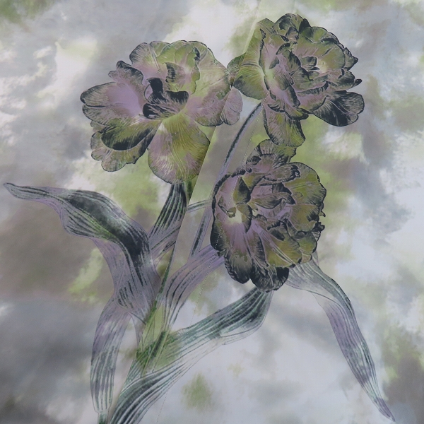 実際に弊社で買取させて頂いたHARE/ハレ 花デザイン 長袖シャツ HA020228CF/Fの画像 5枚目