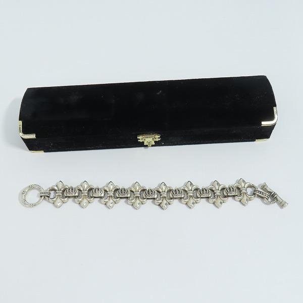 実際に弊社で買取させて頂いたJustin Davis/ジャスティンデイビス BIG FDL フレア/クラウン ブレスレット SBJ100の画像 9枚目