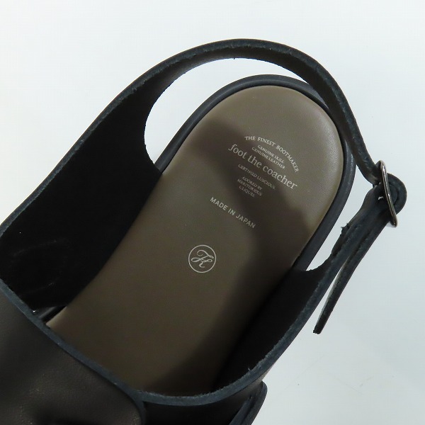 実際に弊社で買取させて頂いたFOOT THE COACHER×KIJIMA TAKAYUKI/フットザコーチャー×キジマタカユキ BEAUTIFUL SHOES OPEN TOE SANDALS FTC2412021/9の画像 4枚目