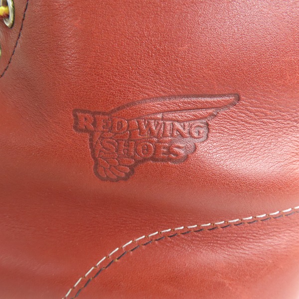 実際に弊社で買取させて頂いたRED WING/レッドウィング プレーントゥ ブーツ 9105/9.5Dの画像 6枚目