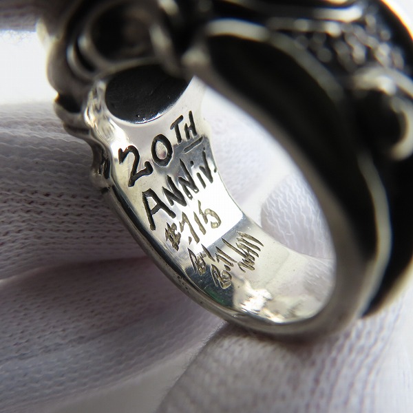 実際に弊社で買取させて頂いた【ギャラ付】BWL/Bill Wall Leather/ビルウォールレザー CZ SPECIAL EDITION RING スペシャルエディションリング R215/15号の画像 7枚目