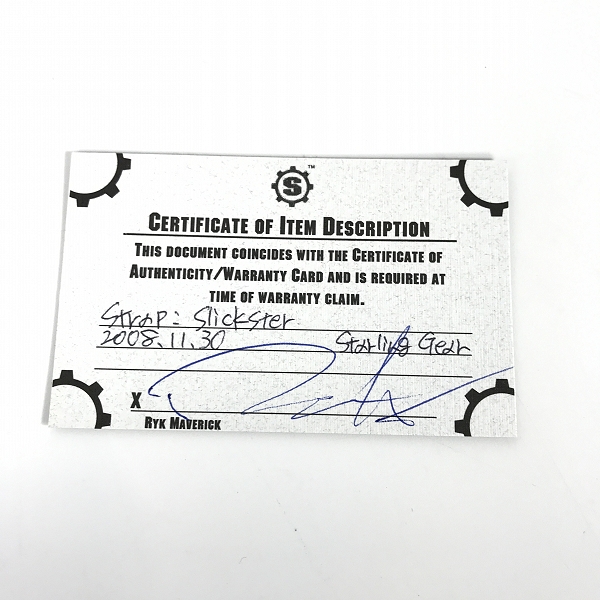 実際に弊社で買取させて頂いた【ギャラ付き】STARLINGEAR/スターリンギア スリックスター ストラップの画像 6枚目