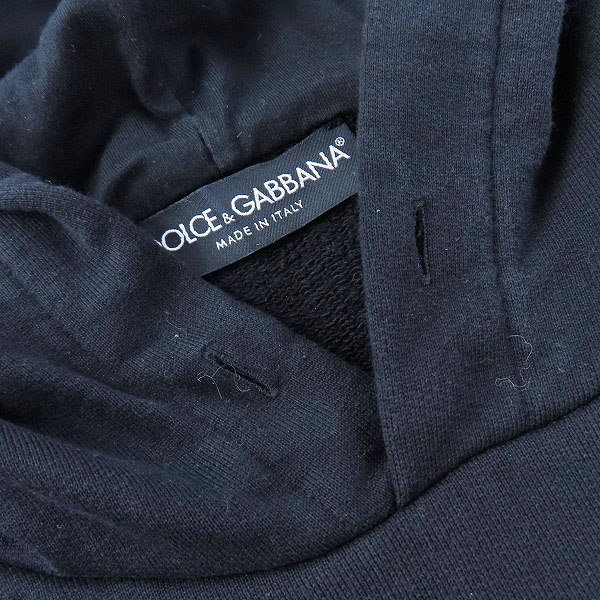 実際に弊社で買取させて頂いた【JPタグ】DOLCE & GABBANA/ドルチェ&ガッバーナ 19AW ロゴプリントプルオーバーパーカー G9JQ3T/G7QSO/44の画像 5枚目