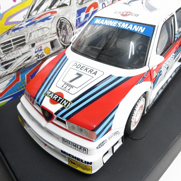 実際に弊社で買取させて頂いたMINICHAMPS/ミニチャンプス 1/18 Martini Racing Alfa Romeo 155 V6 TI #7 Nannini 1995 アルファ・ロメオ ミニカーの画像 2枚目