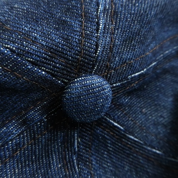 実際に弊社で買取させて頂いたDESCENDANT/ディセンダント SPY HOP 6PANEL CAP/スカイ ホップ 6パネル キャップ インディゴ/Fの画像 7枚目